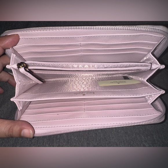 Kate Spade pink glitter polka dot wallet - Picture 3 of 3